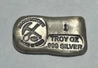 1 Troy Oz 999 Fine Silver Hand Pour Bullion Bar Prospectors Gold & Gem 1oz