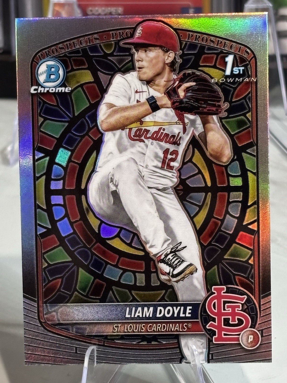 2025 Bowman Draft Etched In Glass SP Liam Doyle 1st CASE HIT 🔥💎