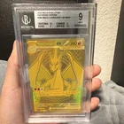 Mega Charizard Y ex Ascended Heroes Mega Hyper Rare Full Art Holo Beckett 9
