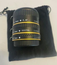 Andoer Auto Focus AF Macro Extension Tube Set GOLD
