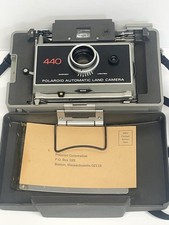 Vintage Polaroid 440 Automatic Land Camera Folding Instant Untested