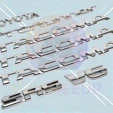 7Pcs 2005-2015 Door & Tailgate Emblems For Tacoma Prerunner SR5 V6 Letters Badge