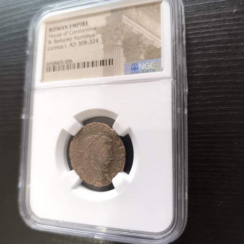 Roman Emperor Numerian Bronze Coin AD308-324 NGC Graded5 / 14 - Picture 2 of 7