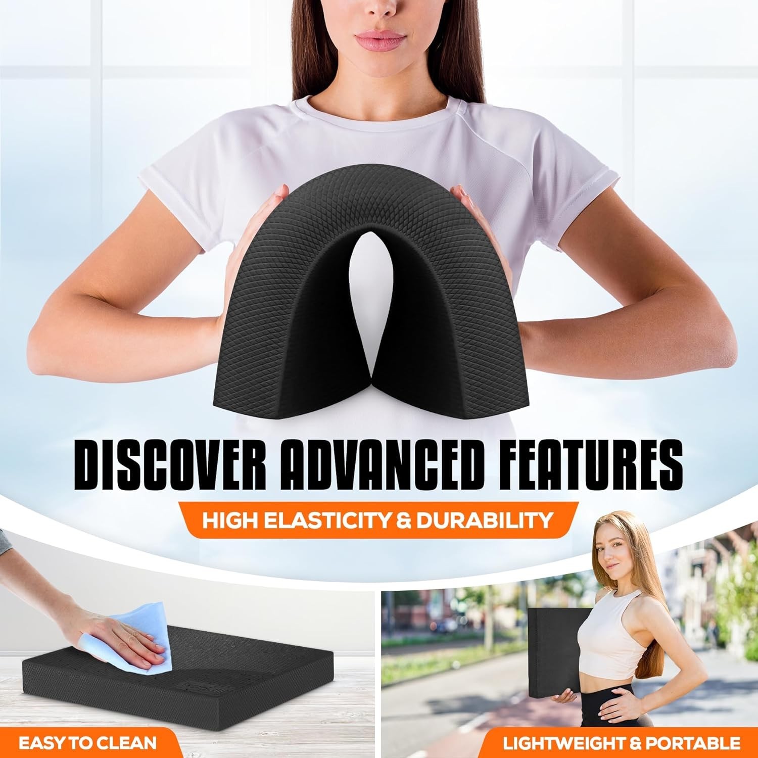 Versatile Foam Balance Pad - Enhanced Sizes for Strength Training & Stability thumbnail 6