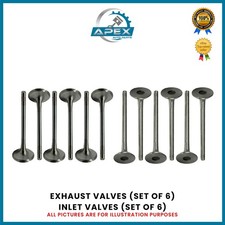 INLET & EXHAUST VALVES SET FOR CITRO&Euml;N & PEUGEOT 1.2 PETROL ENGINE HNZ (EB2DT)
