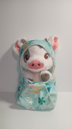 Disney Baby Pua Moana Pig Pouch Plush Blanket Stuff Animal