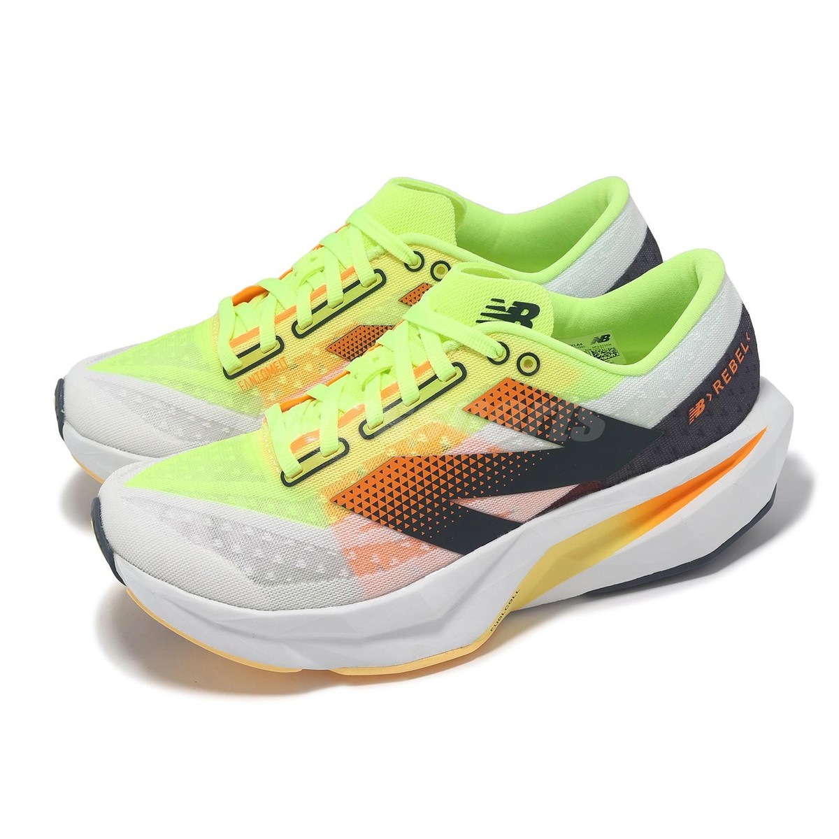 New Balance Fuelcell Rebel V4 D Wide NB White Lime Gold