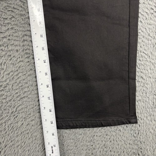 Levis 314 Womens Jeans 33x30 Shaping Straight Black Stretch Mid Rise Pockets - Picture 8 of 11
