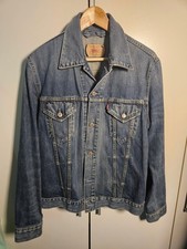 Levis Vintage Denim Trucker Jacket Medium Blue 70500 Red Tab