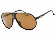 CARRERA CHAMPION65/N 2M2 YL Sunglasses Black Gold Frame Gold Polarised Lens 62mm