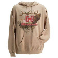 Hornady Elk Hoodie Tan/Khaki Poly-Cotton w/ Front Pocket ⭐Choose Your Size⭐