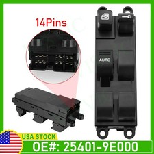 Master Window Switch Control 25401-9E000 for 98-04 Nissan Altima Frontier Sentra