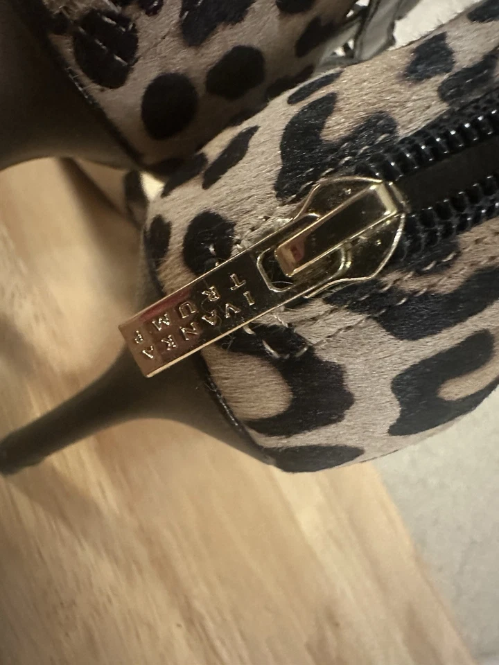 Tacones de aguja Ivanka Trump talla 8 estampado animal para mujer Foto 4 de 4