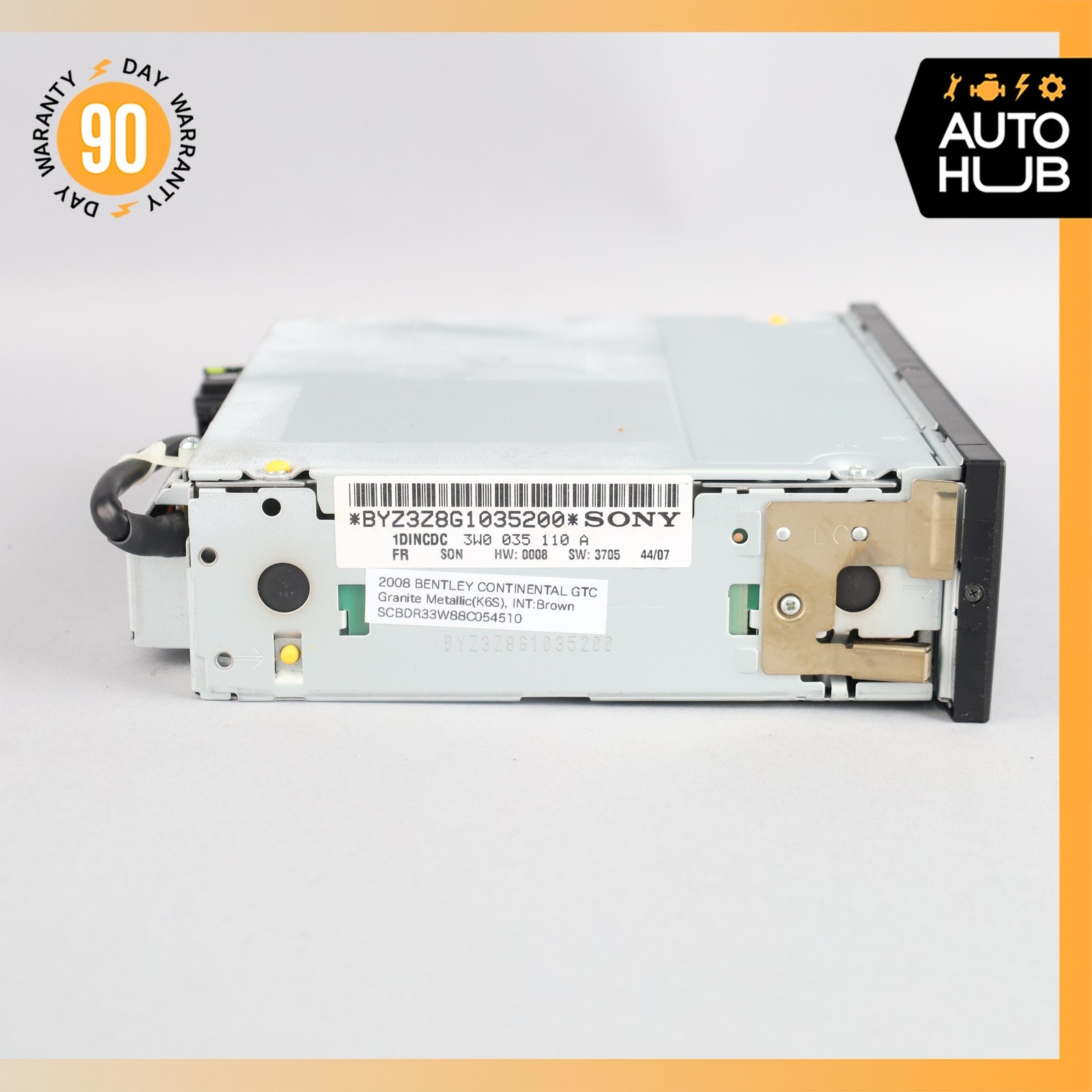 03-13 Bentley Continental GTC GT Flying Spur 6 Disk CD Changer Player OEM 43k