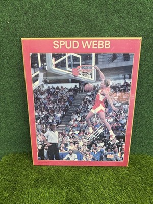 Spud Webb Atlanta Hawks 1986 Starline NBA Slam Dunk Poster Vintage Basketball