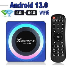 Android 13.0 TV Box Rockchip RK3528 4K Wifi 6 64G BT5.0 8K Global Media Player