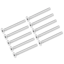 M5x45mm Flat Head Machine Screws Inner Hex Screw 304 Stainless Steel Bolts 20Pcs