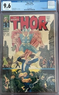 THOR #138 CGC 9.6 PÁGINAS BLANCAS EDICIÓN CLAVE