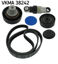 Keilrippenriemensatz SKF VKMA 38242 für BMW 3er E36 5er Touring E34 E39 7er E38