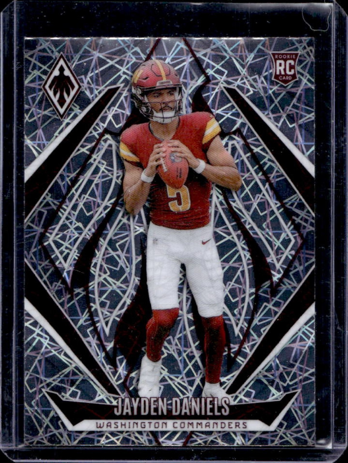 2024 Phoenix Jayden Daniels RC Lazer Rookie #198 Commanders