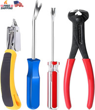 Upholstery Staple Remover Tack Puller Nail Remover Tool Set Nail Puller Plier, S