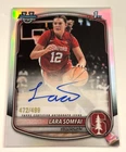 Lara Somfai 2025-26 Bowman Chrome U AUTO Autograph Refractor 1st RC Card /499