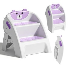 Toddler Step Stool for Bathroom Sink and Potty Training Durable AntiSlip,Anti...