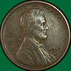 1912-S Lincoln Wheat Cent Extremely Fine XF Coin #42657