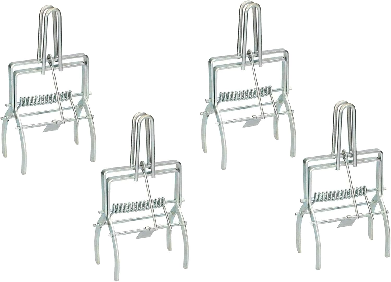 4X Pack of Heavy Duty Mole Claw Scissor Traps Fast Humane Kill (4)