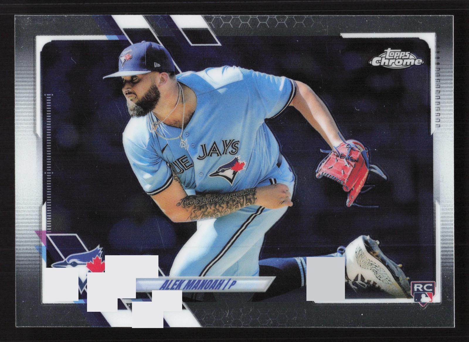 2021 Topps Chrome Update - #USC65 Alek Manoah RC - Toronto Blue Jays