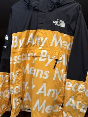 The North Face x Supreme By Any Means Necessary Mountain Pullover XL Yellow