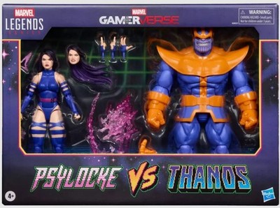 Hasbro Marvel Legends Gamerverse Psylocke vs Thanos 2er Set 15 cm G0621 Neu