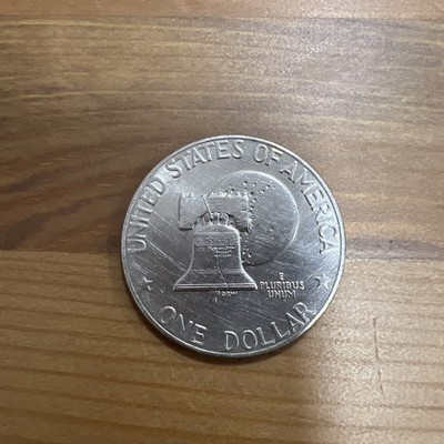 USA One Dollar 1776-1976 Eisenhower Liberty Bell Moon KuNi E Pluribus Unum