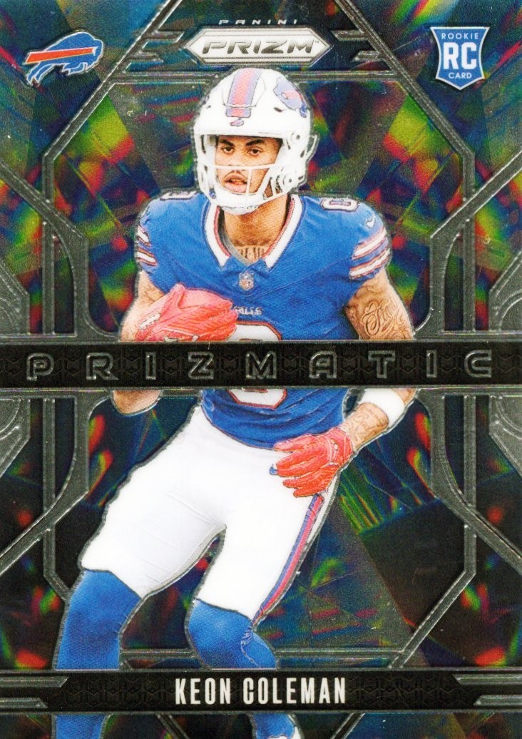 2024 Panini Prizm - Prizmatic Keon Coleman #15 Silver Prizm (RC)