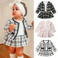 Long Sleeve Baby Girl Dress Set