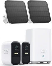 eufy Security eufyCam 2C Pro 2+1 Kit with Solar Panel 2W, Wireless Gray+White 