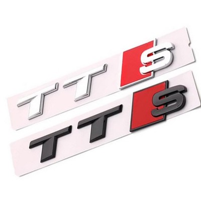 Für Audi TTS Schriftzug Embleme Aufkleber Logo Flache Auto Badge