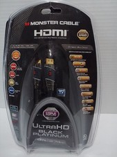 Monster 140804-00 UHD UltraHD Black Platinum 27.0 Gbps HDMI Cable 4K 9ft. 2.74m