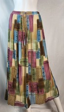 Alfred Dunner Pleated Abstract Maxi 14