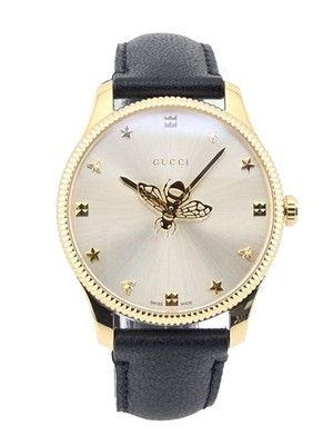 Gucci G-Timeless YA1264181 Quartz Leather Band Women's Watch Retail Price $1660