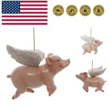 Flying Pig Christmas Ornament