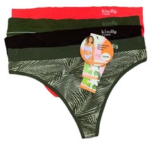 Kindly Yours 3 Thongs 1 Bikini Underwear 4-Pack Mixed Lot Women?s XL (16-18) NWT