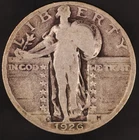 1926 S STANDING LIBERTY QUARTER FROM AN OLD COLLECTION | LOT BB-129
