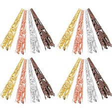 60pcs Cone Bead Caps Bead Caps for Jewelry Making Metal Bead End Caps Craft