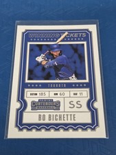2020 Contenders Winning Tickets #WT-2 Bo Bichette Blue Jays BASEBALL Card D4