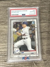 2020 Bowman Chrome GAVIN LUX RC ROOKIE CARD PSA 10 GEM MINT