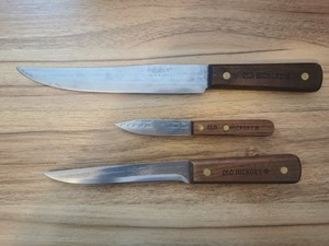 Old Hickory Boning Knife, Slicing Knife, Paring Knife, Carbon Steel