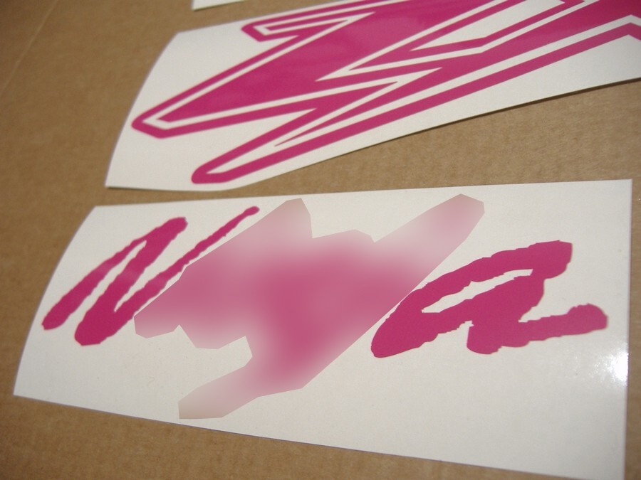 Stickers for ZX12R ninja decals zx-12r hot dark pink color zx1200