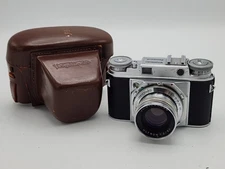 Voigtlander Prominent Rangefinder 35mm Film Camera 124/R w/ Ultron 50mm F2 Lens