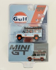 1/64 MINI GT LAND ROVER DEFENDER 110 GULF MIJO USA EXCLUSIVE NIP